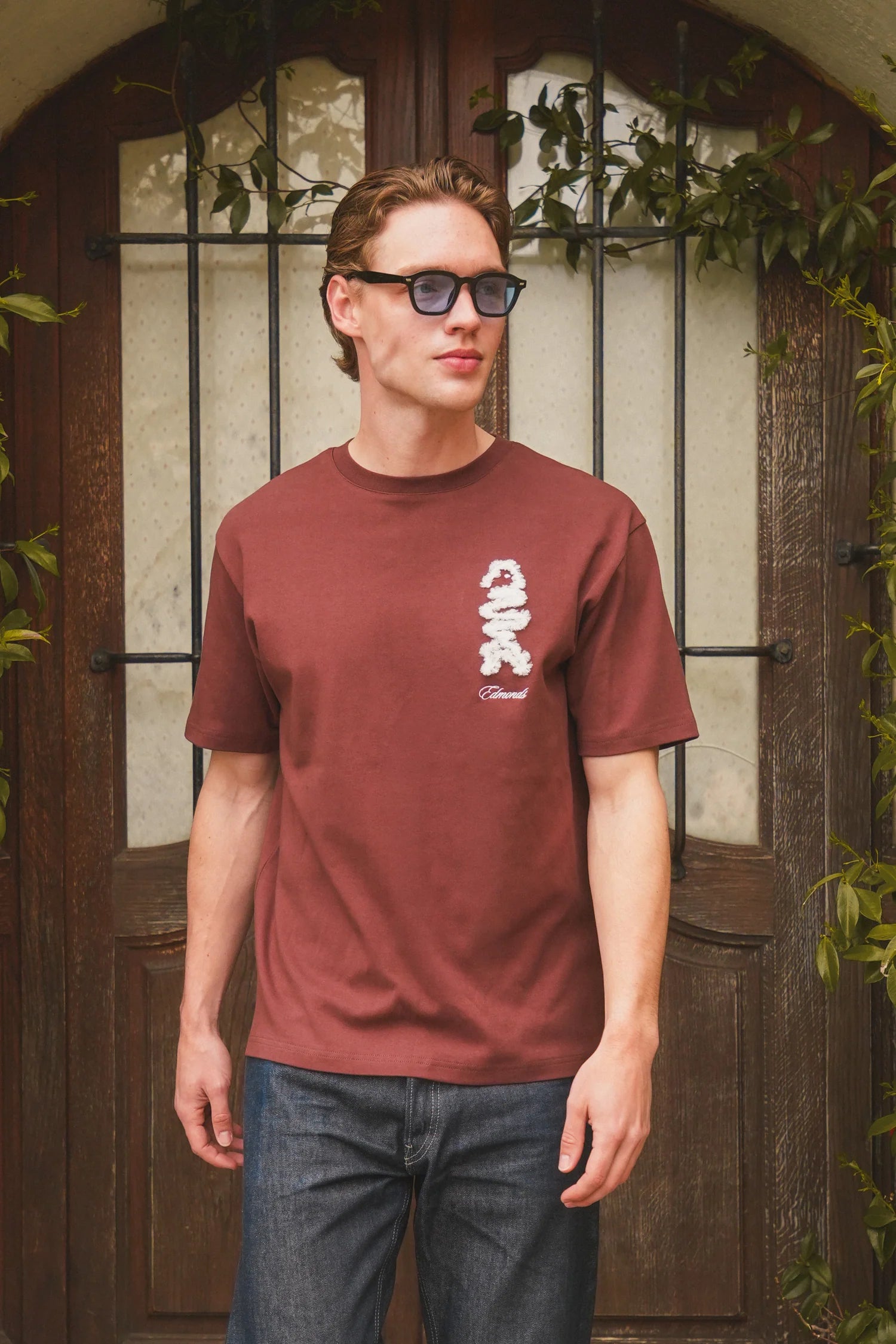 EDMONDS Petit poisson t-shirt - Brown