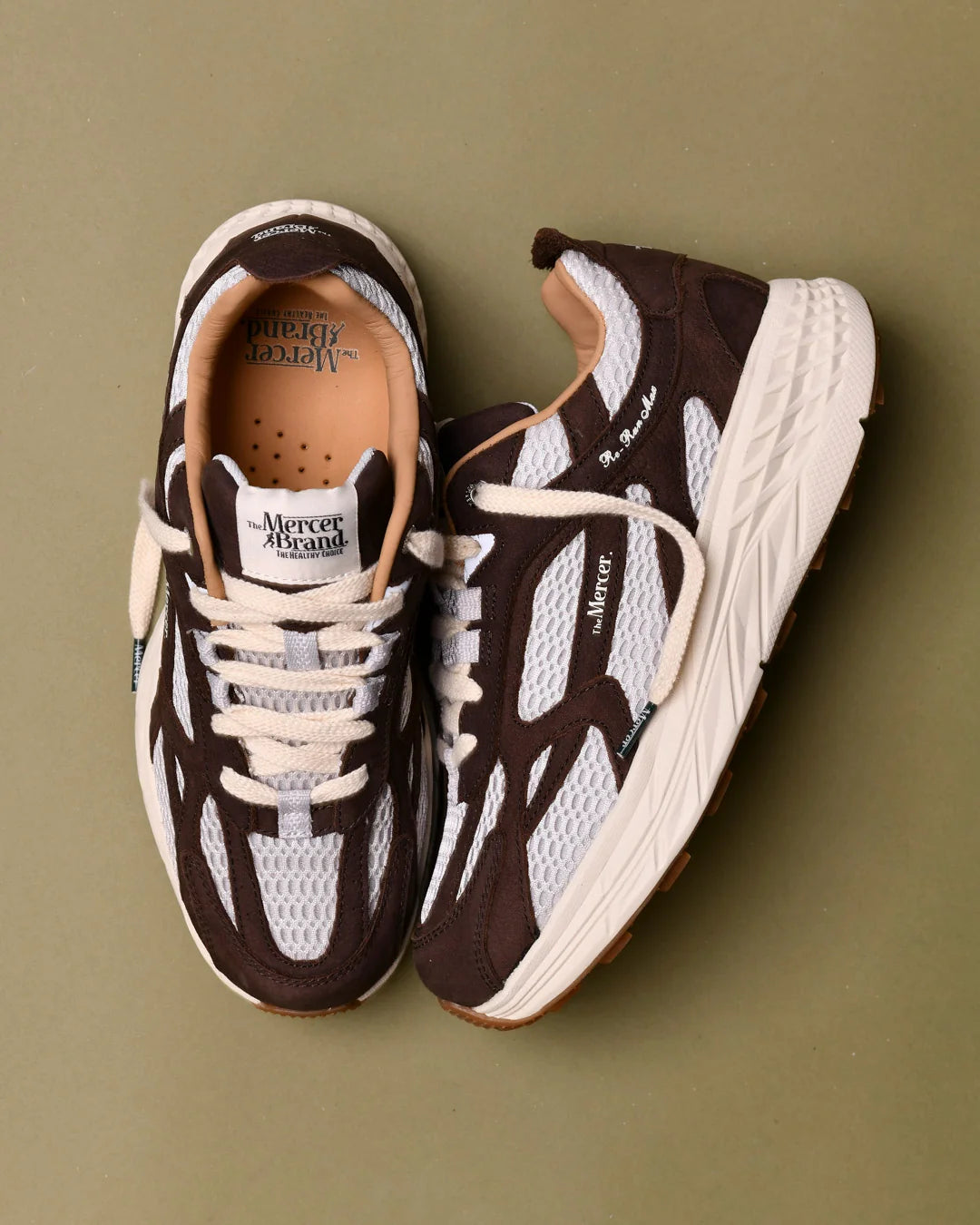 MERCER The Re-Run Max Nubuck Dark Brown