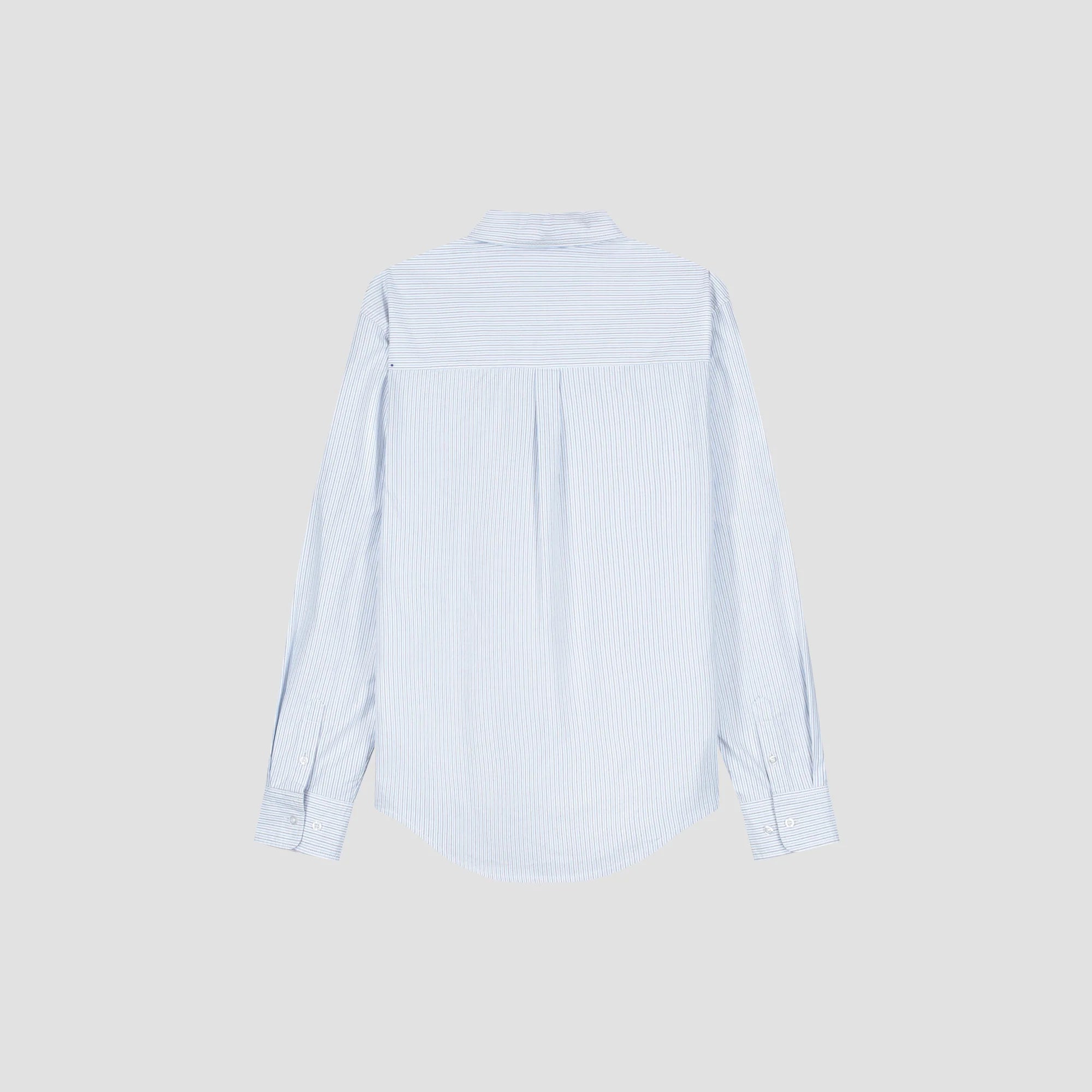 OLAF OXFORD RELAXED SHIRT - WHITE/NAVY ACADEMY