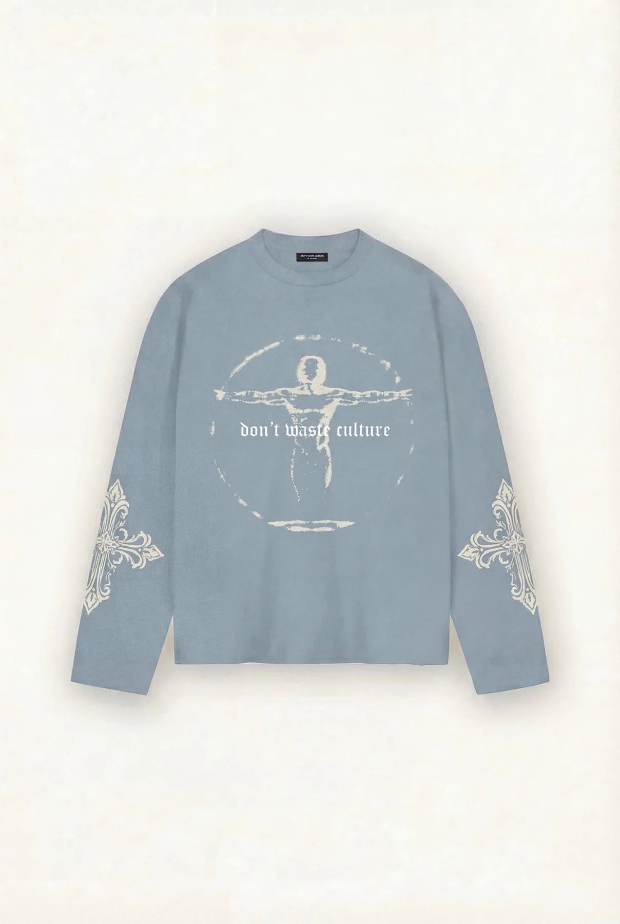 DON’T WASTE CULTURE ATOR LONGSLEEVE | LIGHT BLUE