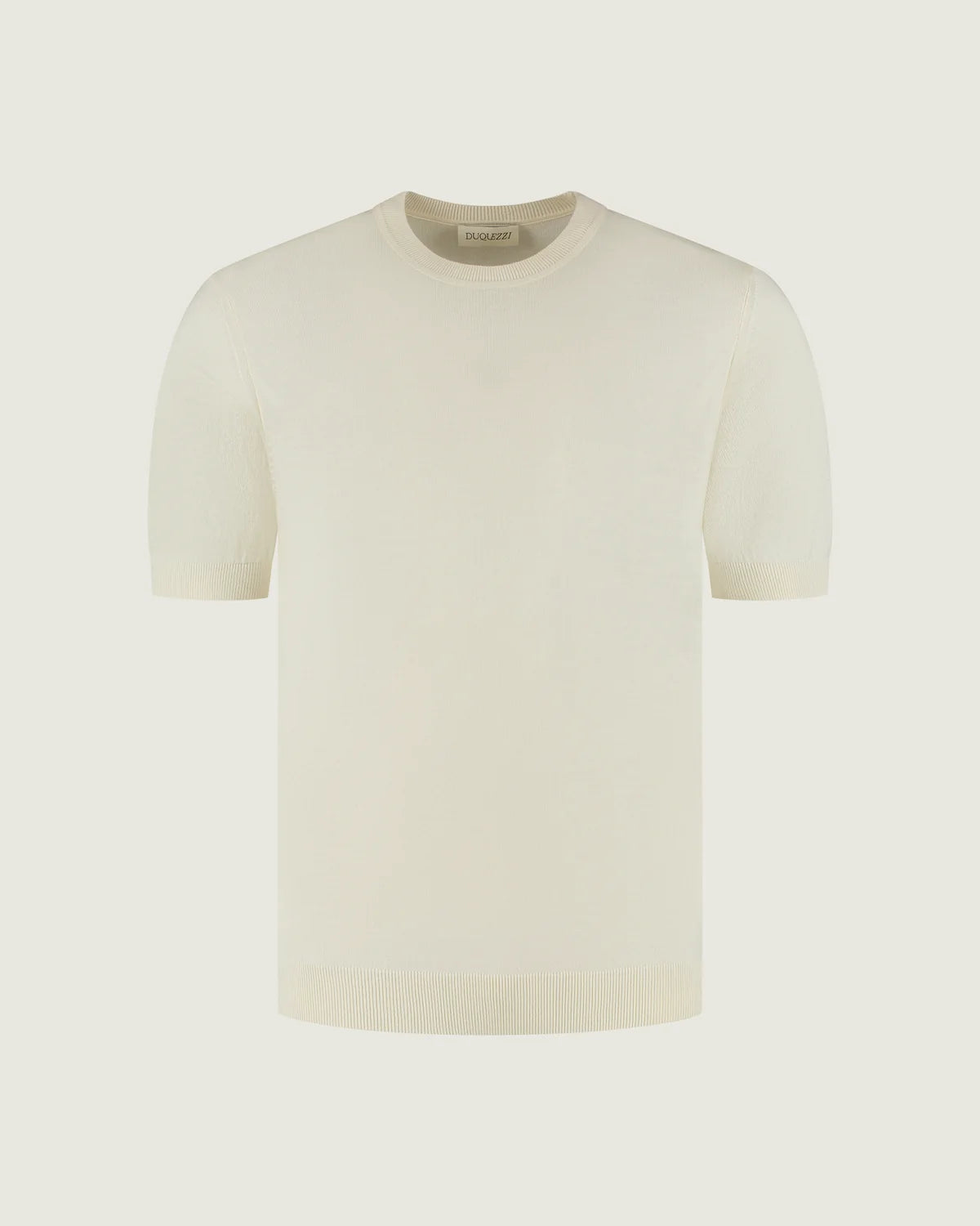 DUQUEZZI MERINO T-SHIRT | OFF-WHITE