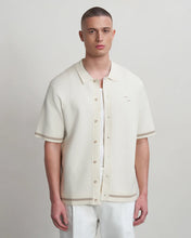 Afbeelding in Gallery-weergave laden, FILLING PIECES KNIT SHIRT GARDENER ANTIQUE WHITE