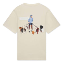 Afbeelding in Gallery-weergave laden, FILLING PIECES T-SHIRT DOG WALKER ANTIQUE WHITE