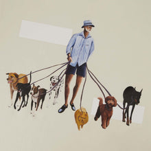 Afbeelding in Gallery-weergave laden, FILLING PIECES T-SHIRT DOG WALKER ANTIQUE WHITE