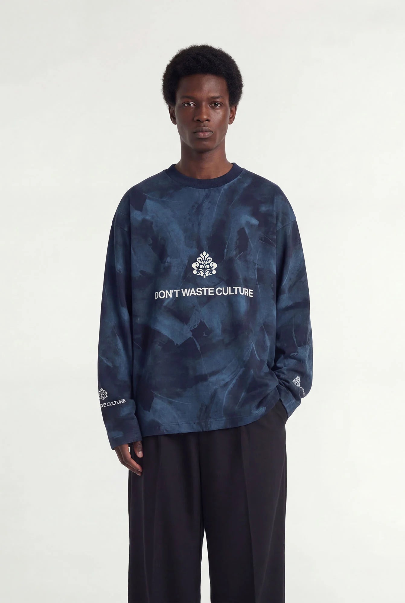 DON’T WASTE CULTURE ZADA LONGSLEEVE | BLUE