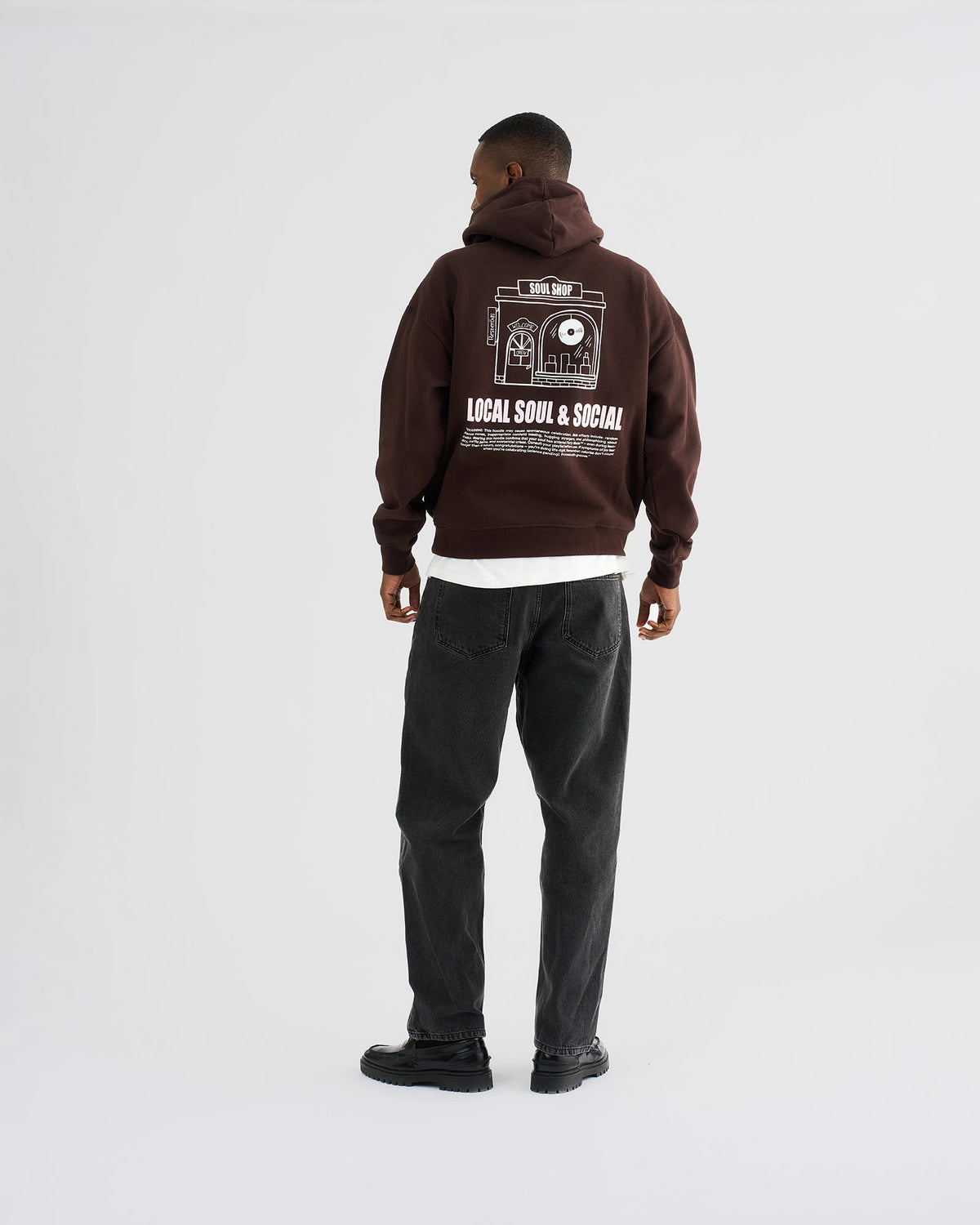 RESTERÖDS ELLIOT HOODIE | BROWN