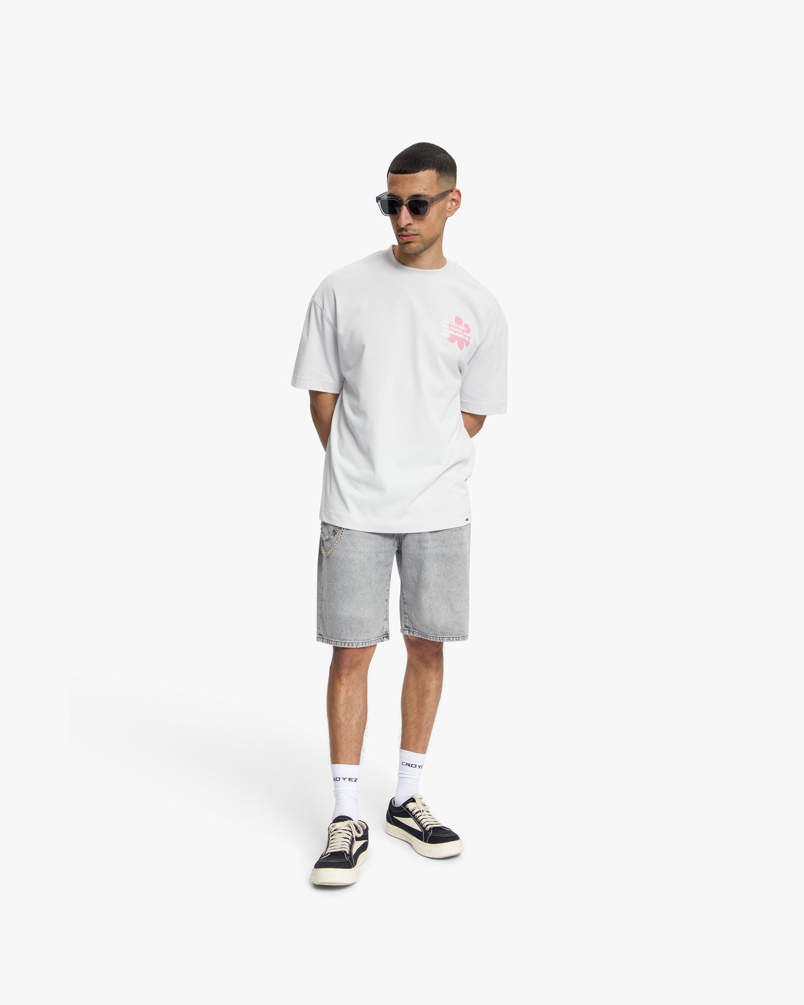 Croyez Silhouette T-Shirt | Light Grey