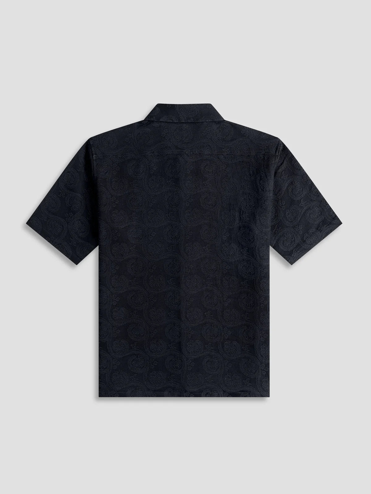 LAW OF THE SEA SOLVIND JACQUARD SHIRT Black