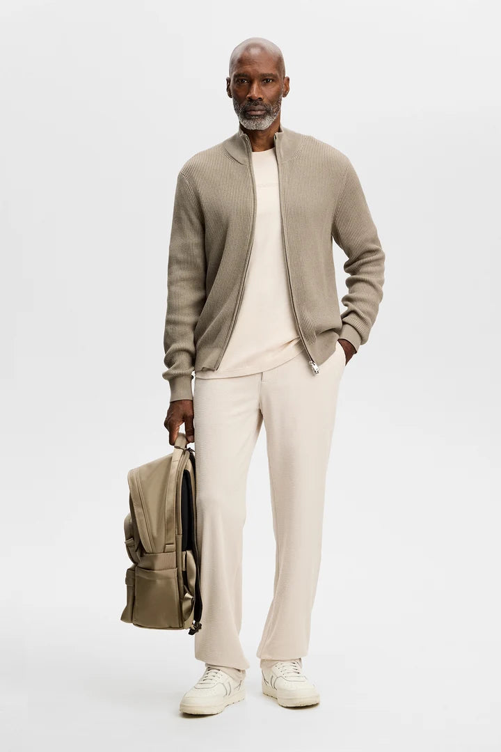 J.LINDEBERG ALEXIS FULL ZIP | Brindle