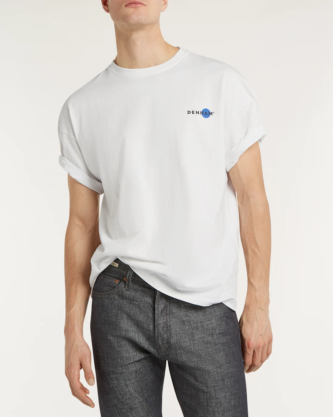 DENHAM YANAKA GRAPHIC TEE White