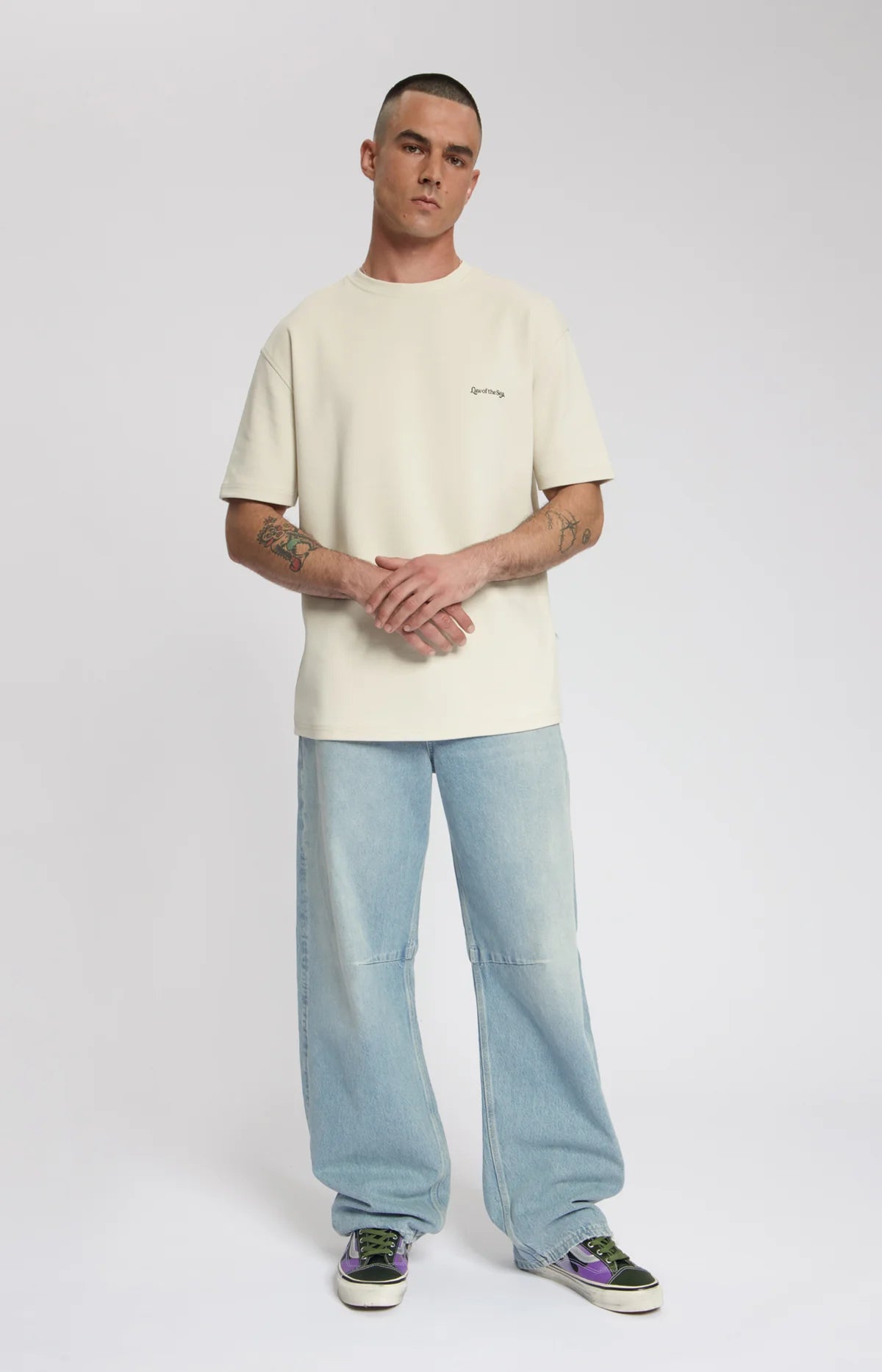 LIFE FLOW ARTWORK T-SHIRT Almond Milk