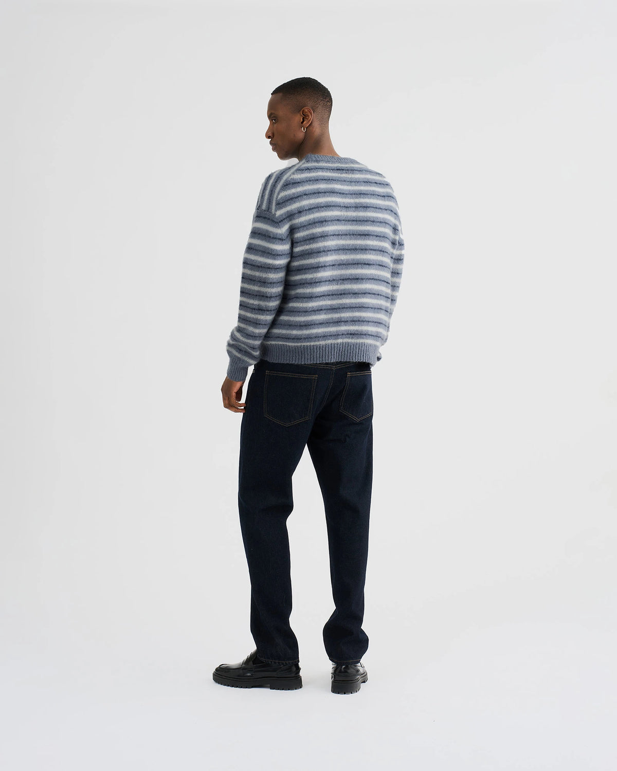 RESTERÖDS REX PULLOVER MOHAIR | BLUE