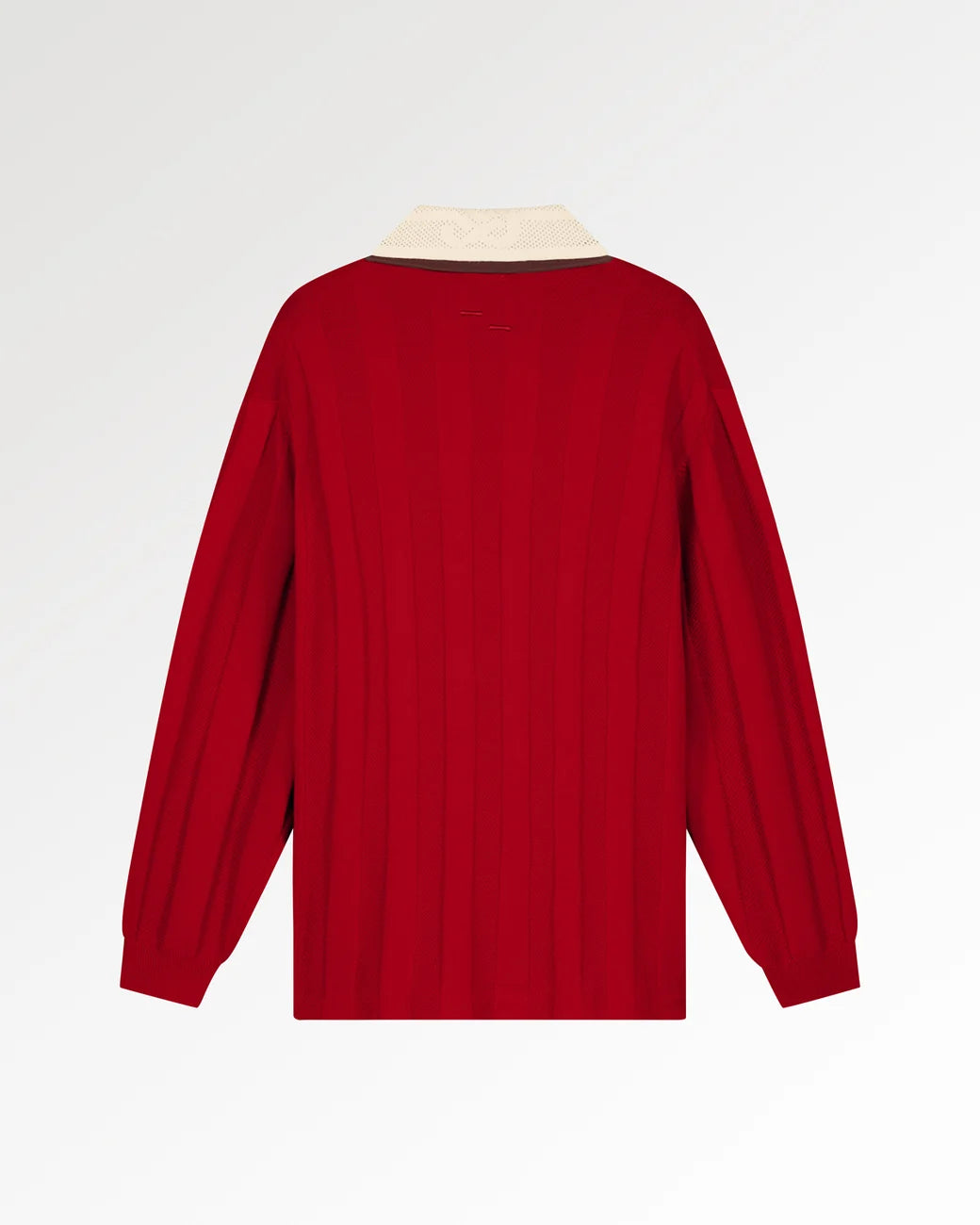 FILLING PIECES Knit Football Jersey Scarlet Red