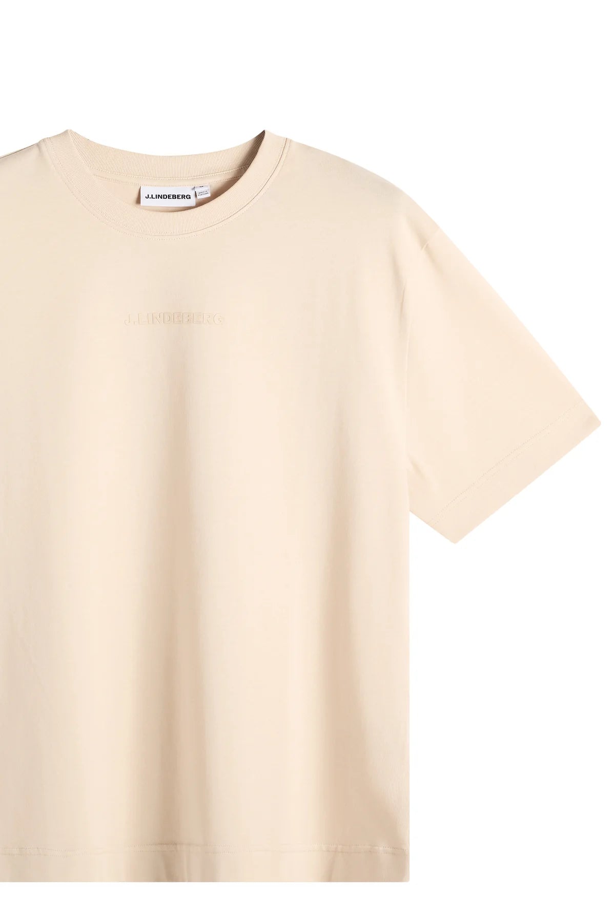 J.LINDEBERG Hale Heavy Logo T-shirt Moonbeam