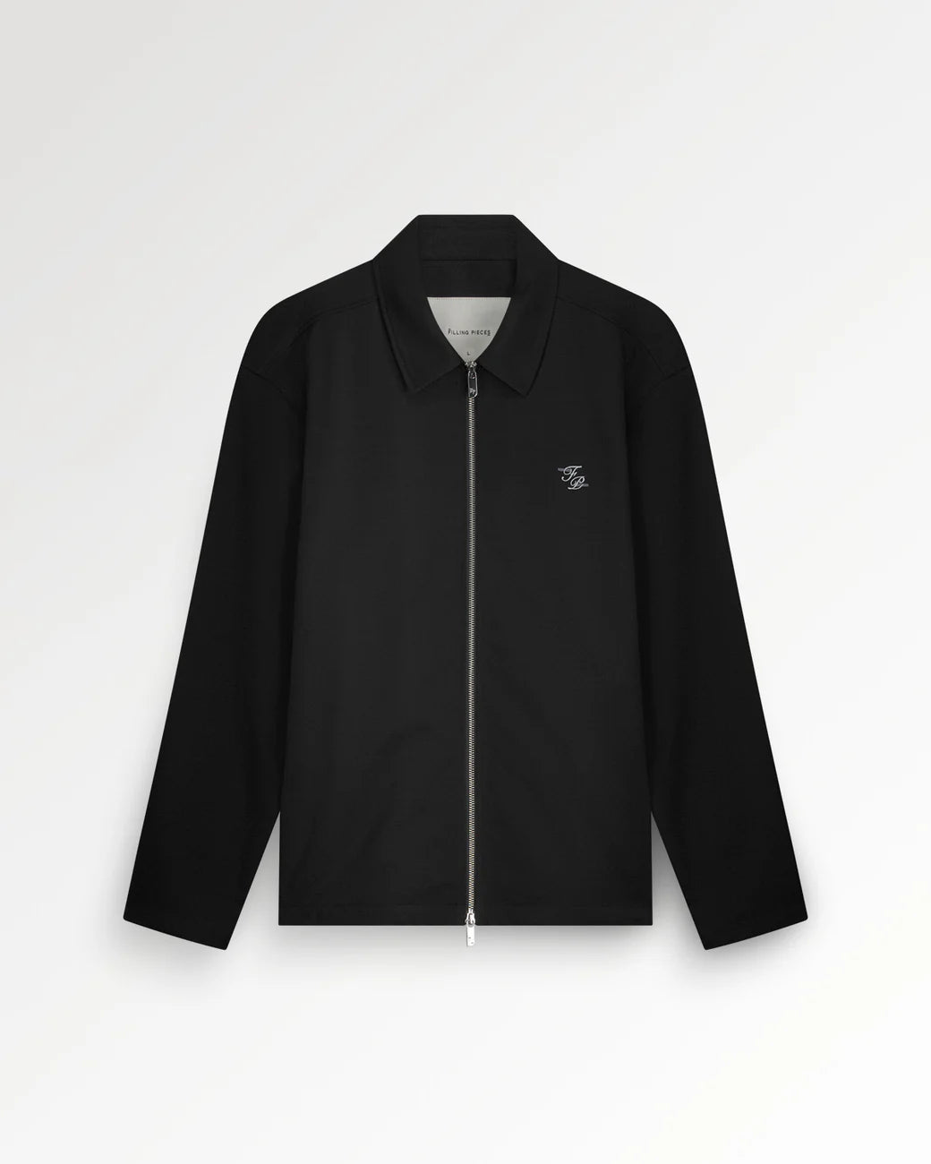 FILLING PIECES Coach Jacket Twill Wool Black