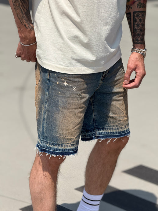 FEARLESS BLOOD DENIM SHORT Tinted Mid Blue