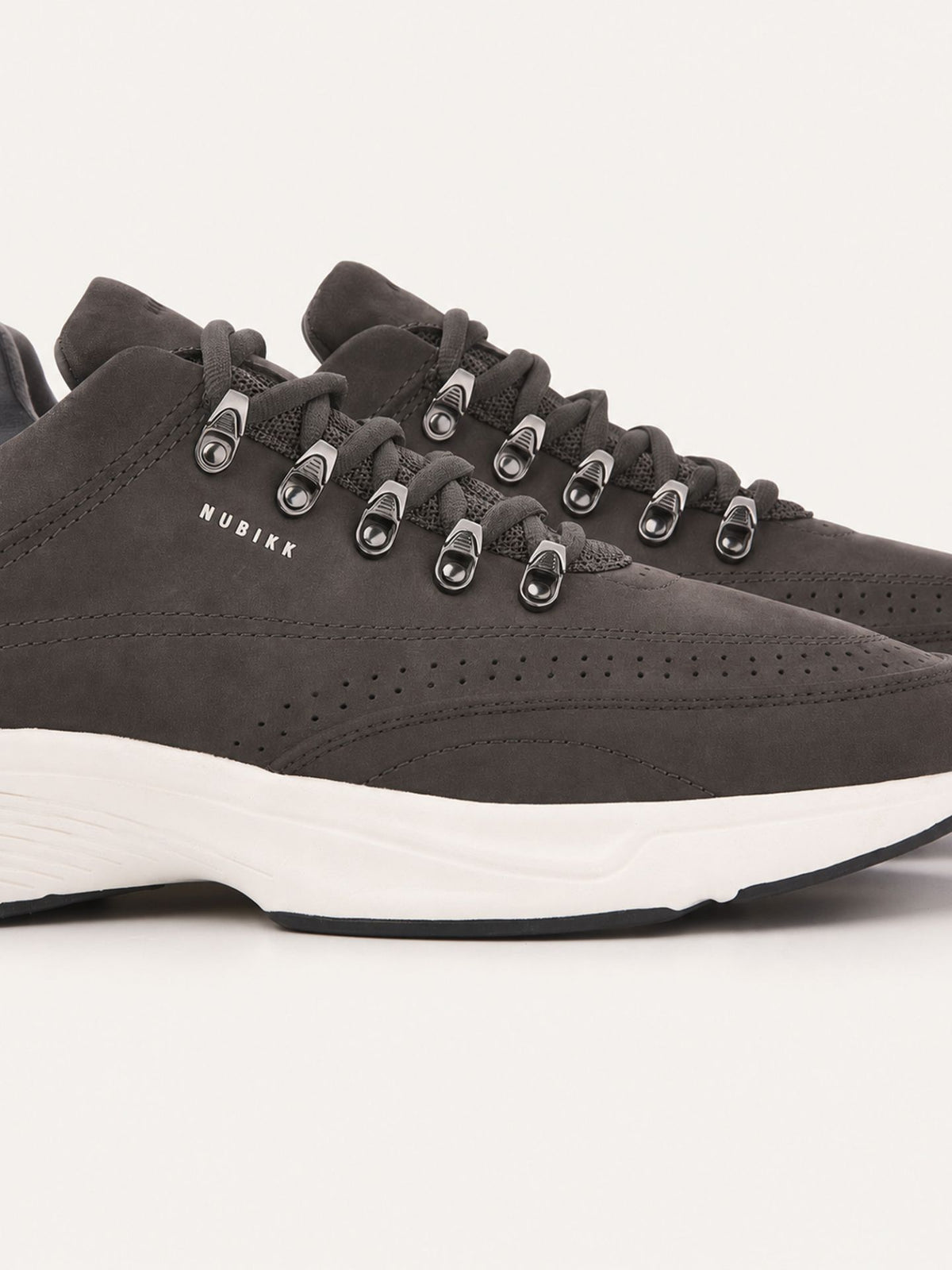 NUBIKK NERO REESE | GREY LEATHER