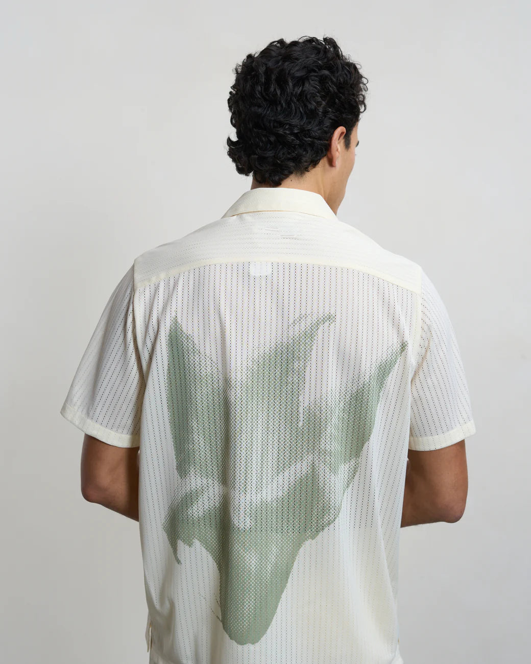 FILLING PIECES RESORT SHIRT MESH Antique White