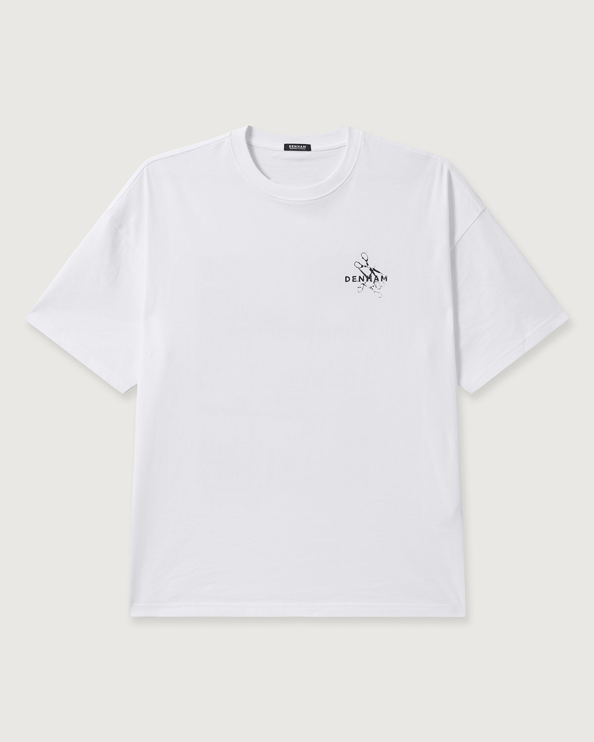 DENHAM FRAME TEE | White