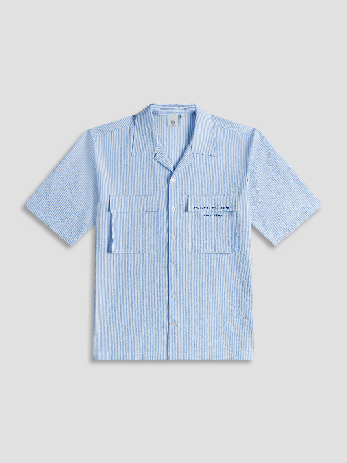 LAW OF THE SEA CORALYN SEERSUCKER STRIPED SHIRT