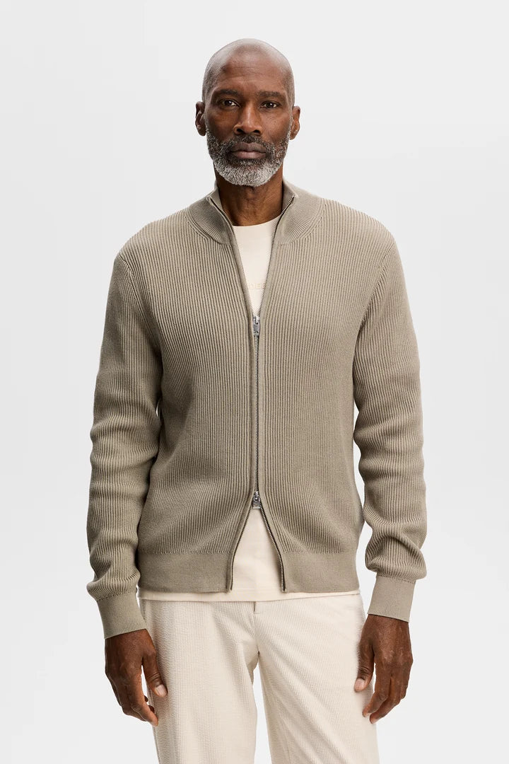 J.LINDEBERG ALEXIS FULL ZIP | Brindle
