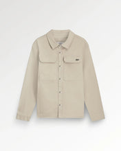 Afbeelding in Gallery-weergave laden, FILLING PIECES OVERSHIRT COTTON TWILL WHITE PEPPER