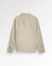 Afbeelding in Gallery-weergave laden, FILLING PIECES OVERSHIRT COTTON TWILL WHITE PEPPER