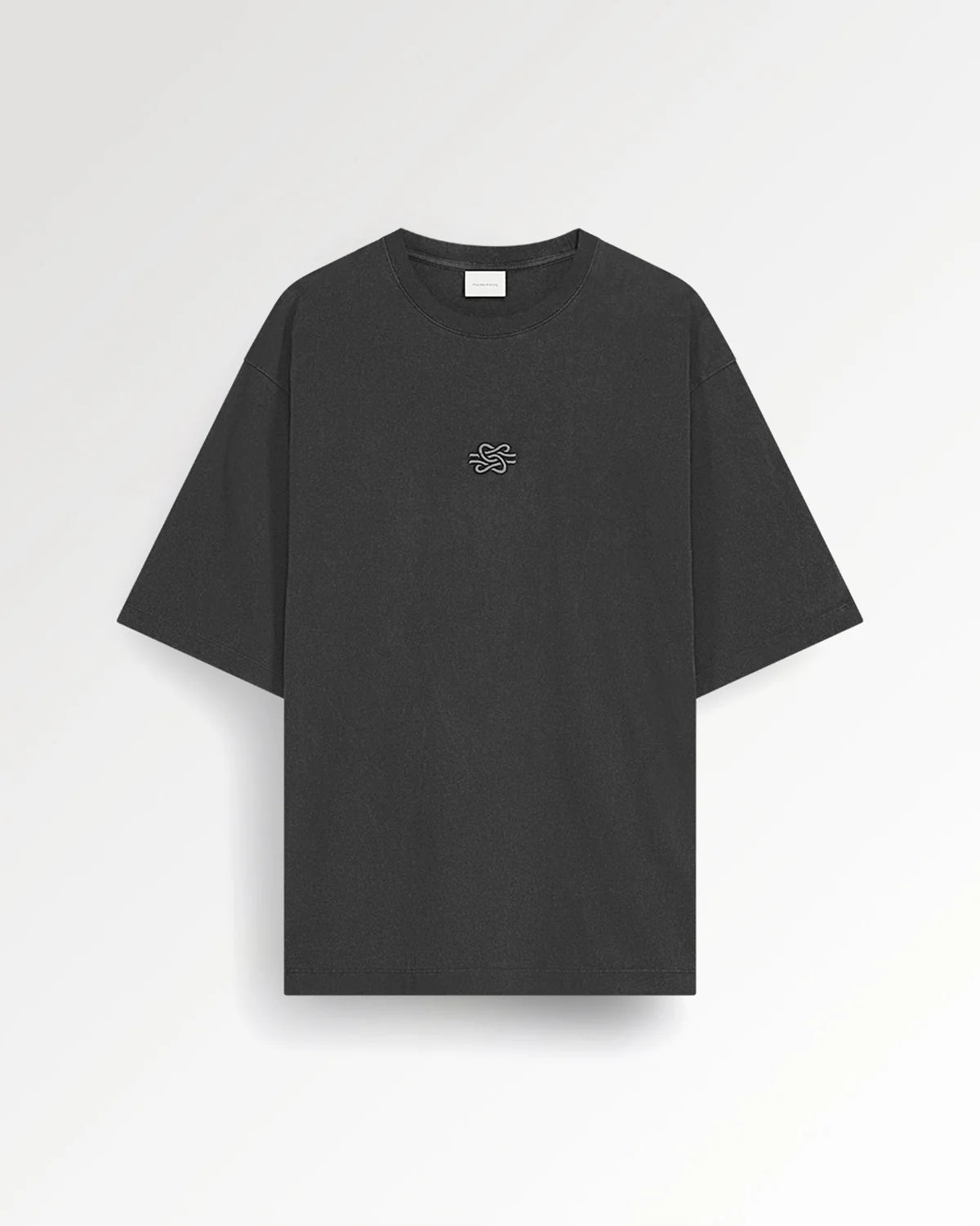 FILLING PIECES T-SHIRTBOXY EMBROIDERED  Vintage black