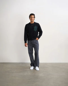 FILLING PIECES Knit Sweater Knot | Black