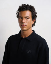Afbeelding in Gallery-weergave laden, FILLING PIECES Knit Shirt Boucle | Black