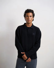 Afbeelding in Gallery-weergave laden, FILLING PIECES Knit Shirt Boucle | Black