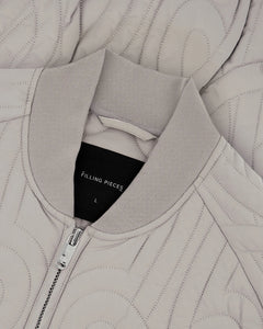 FILLING PIECES Bomber Quilted Atmosphere Grey