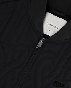FILLING PIECES Bomber Quilted Atmosphere Black