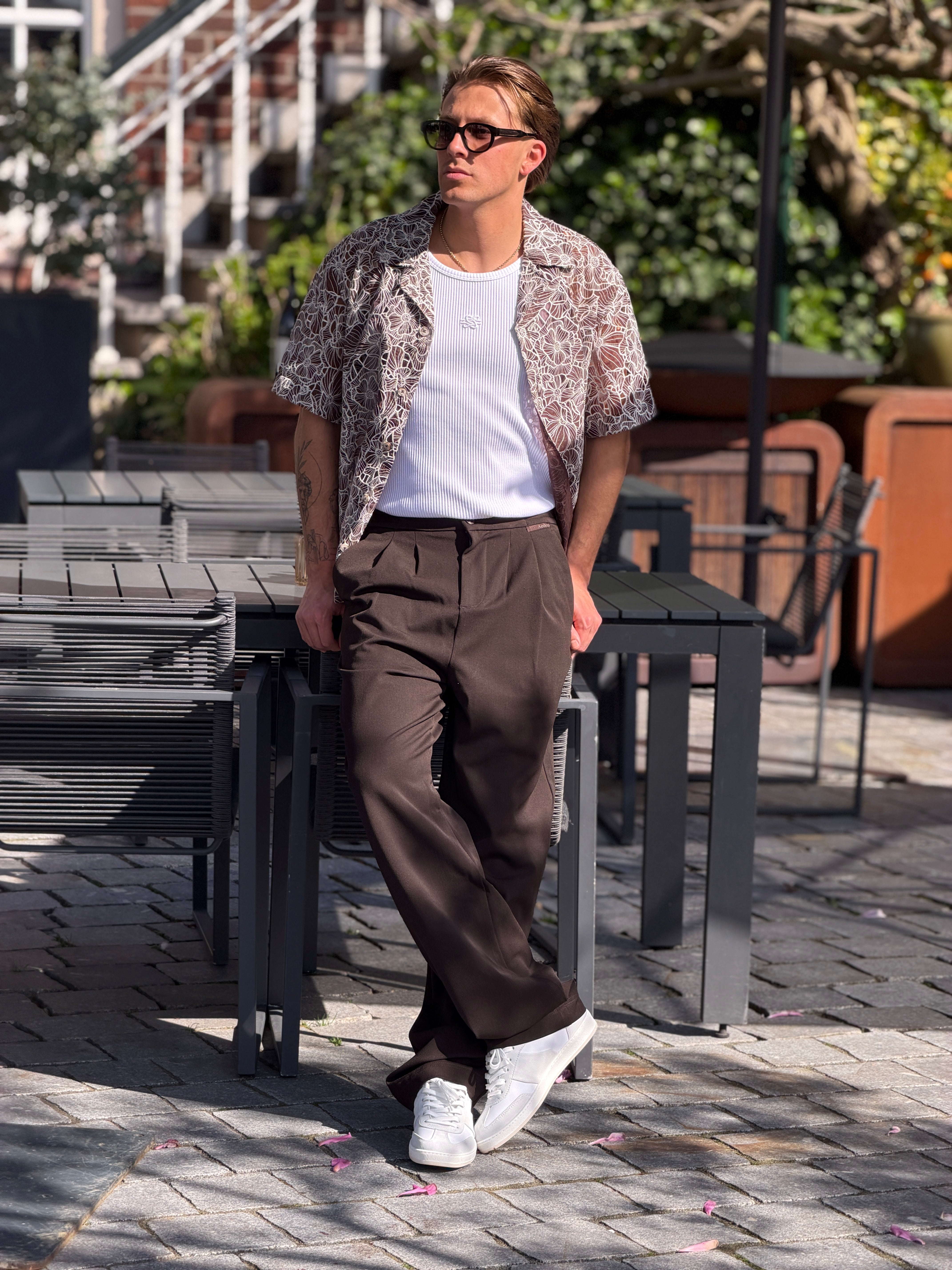 AEDEN WAERON PANT Ganache