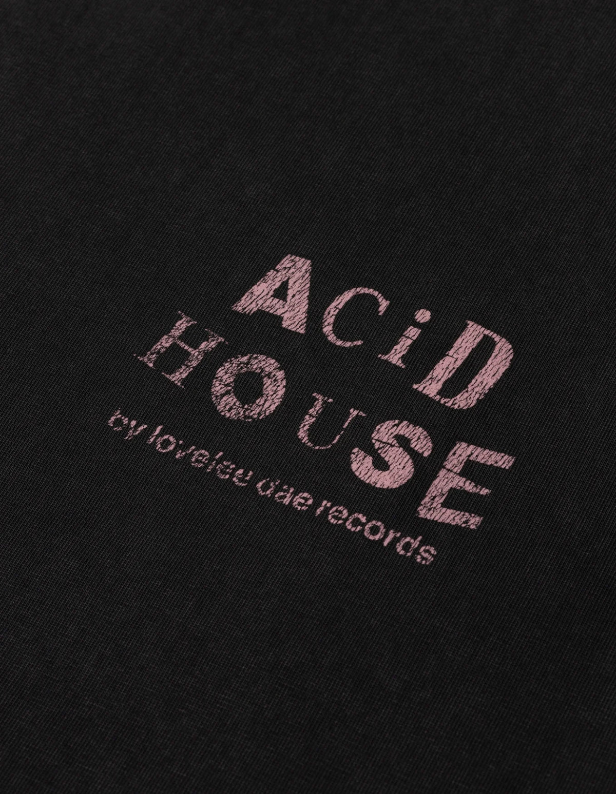 LOVELEE DAE CHUCK ACID HOUSE SS | WASHED BLACK