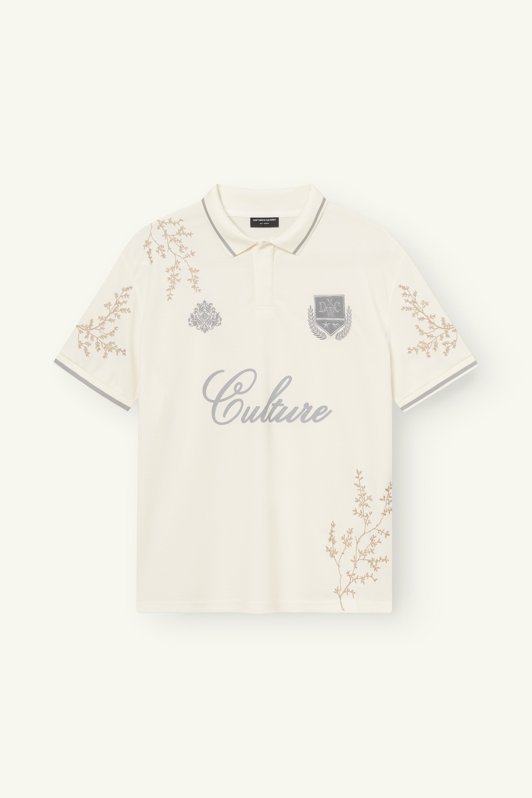 DON'T WASTE CULTURE Momohana T-shirt Cream