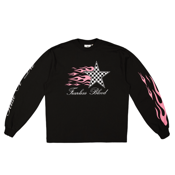 FEARLESS BLOOD CRACKERED Deep Black