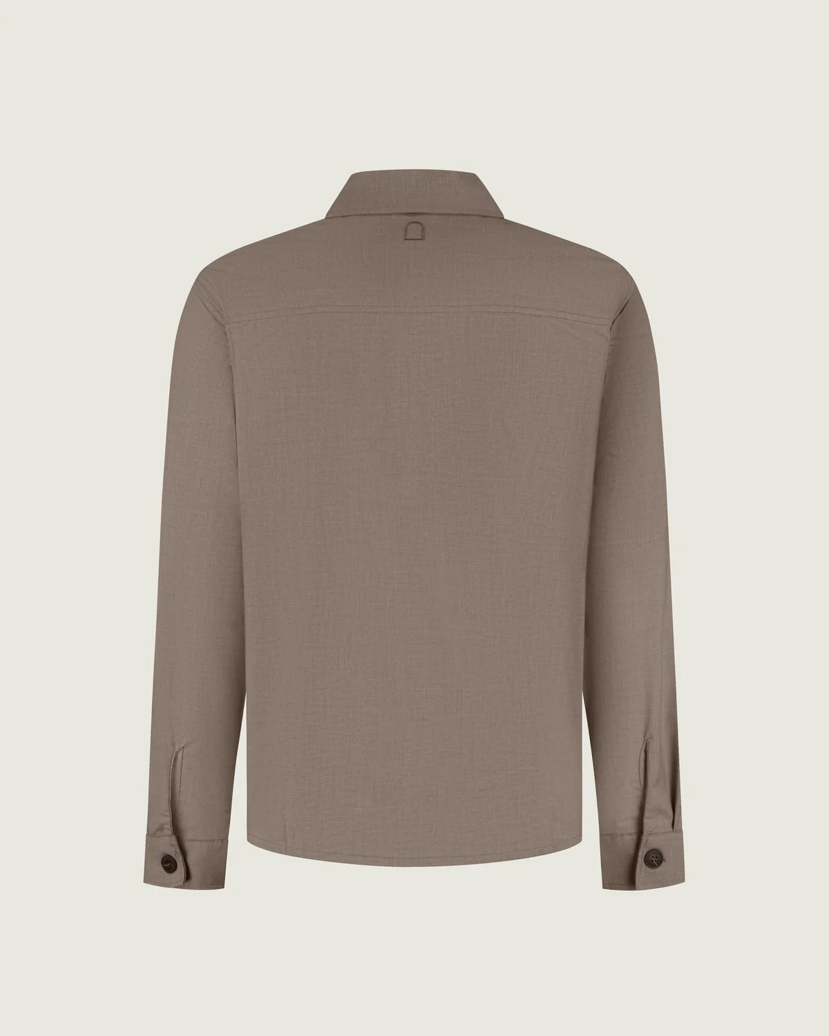 DUQUEZZI CESARE WOOL BLEND OVERSHIRT | CARAMEL SYRUP
