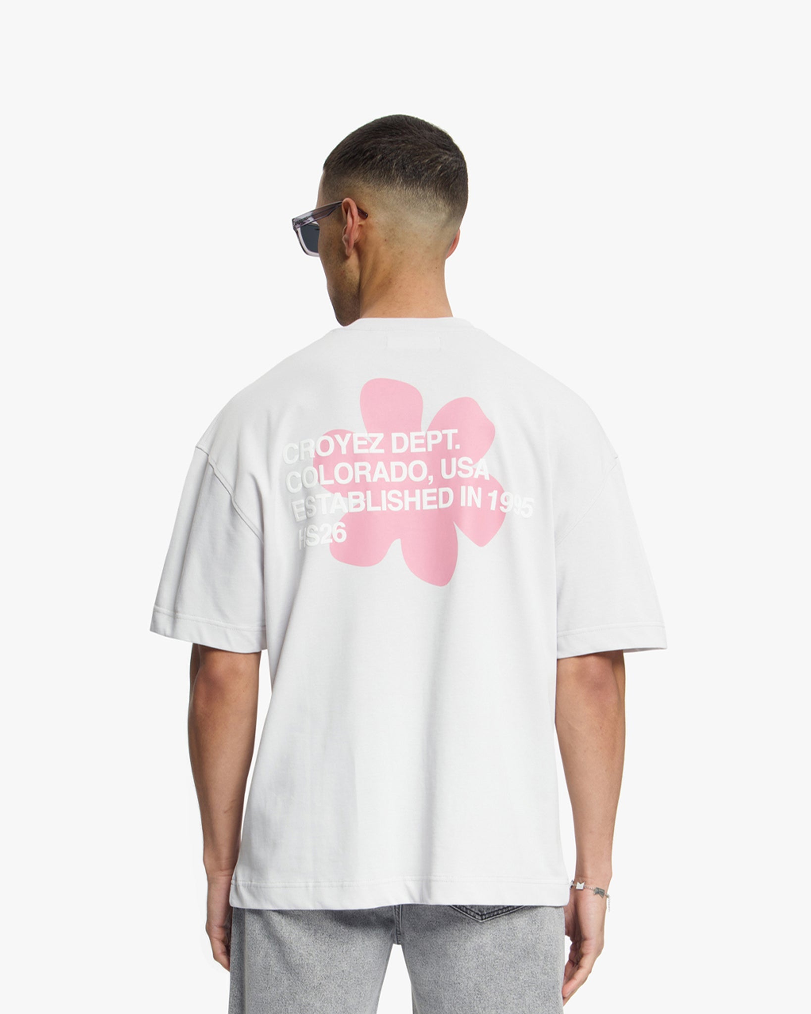 Croyez Silhouette T-Shirt | Light Grey