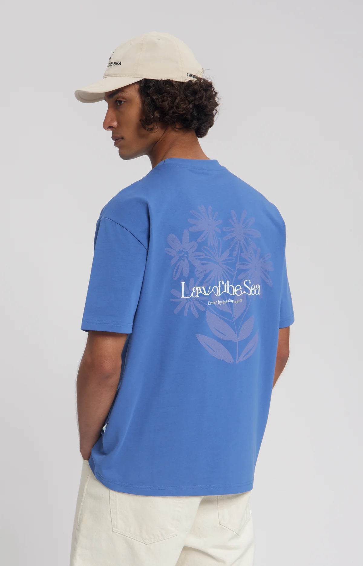 LAW OF THE SEA PETALS ARTWORK T-SHIRT Dutch Blue