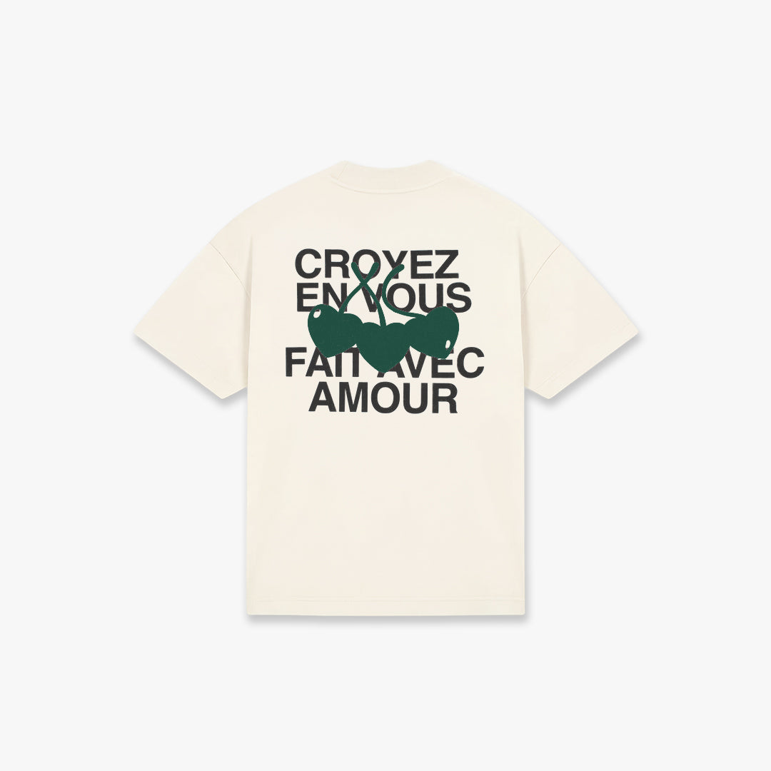 Croyez Amour T-Shirt | Off-White