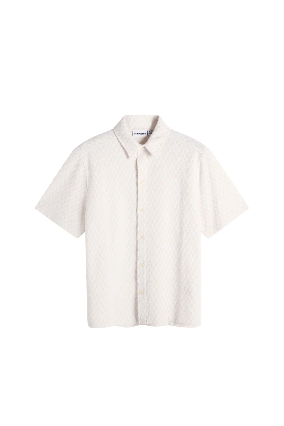 J.LINDEBERG Torpa Jacquard Shirt Moonbeam