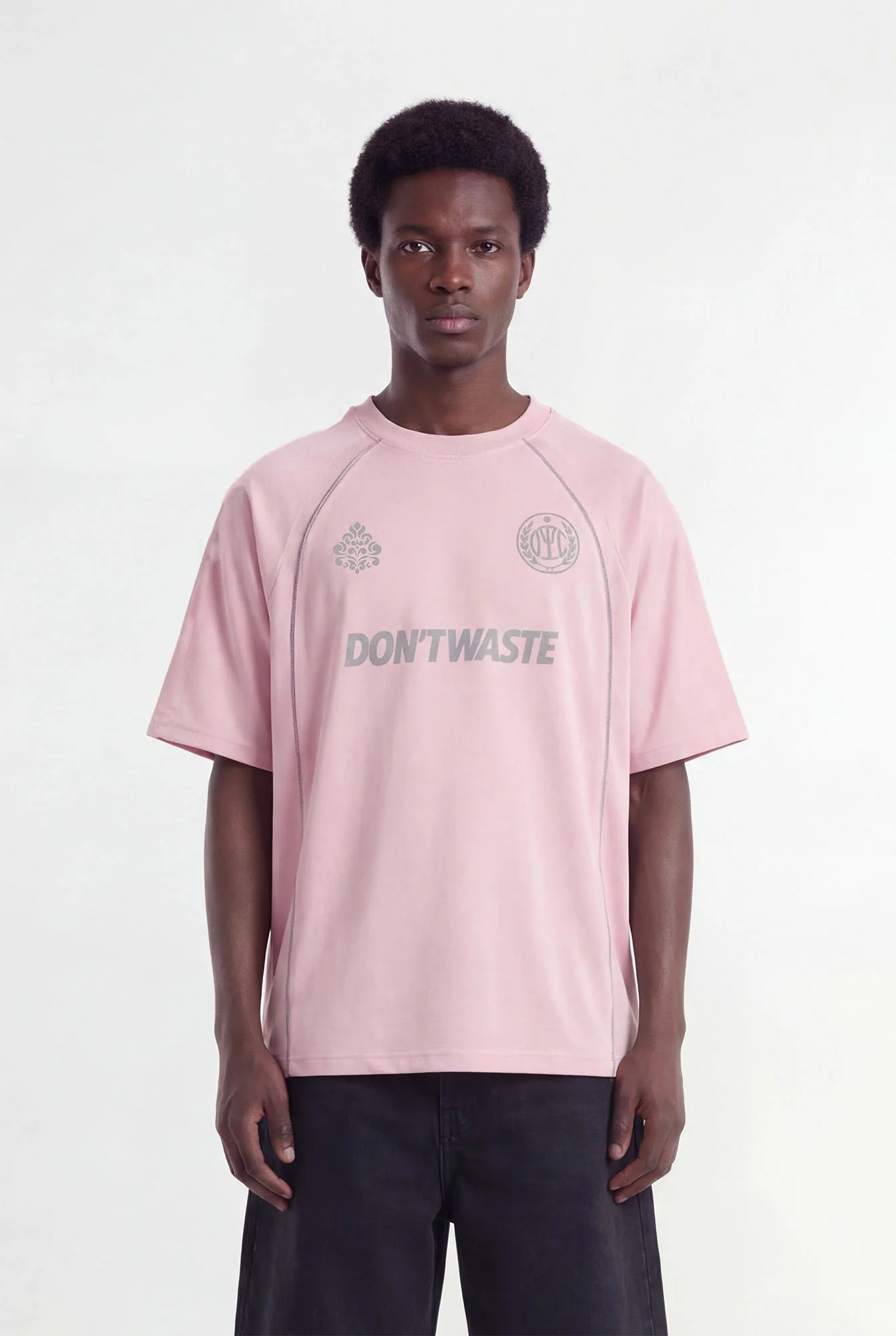 DON’T WASTE CULTURE LUCA T-SHIRT | LIGHT PINK
