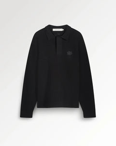 FILLING PIECES Knit Shirt Boucle | Black