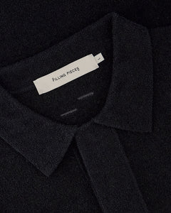 FILLING PIECES Knit Shirt Boucle | Black