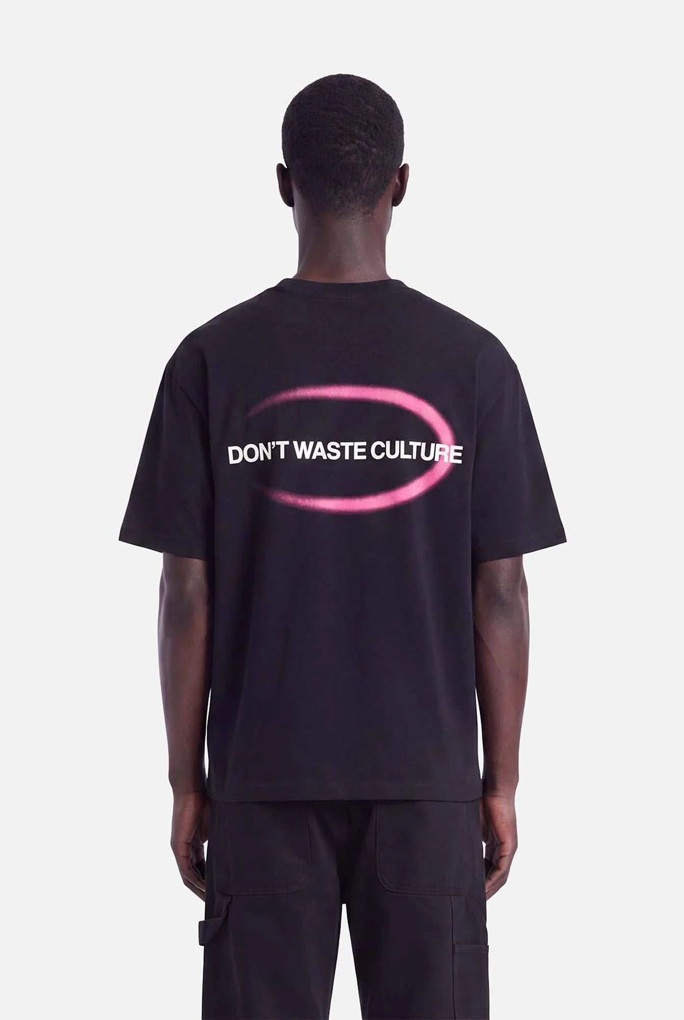 DON’T WASTE CULTURE LIRA T-SHIRT | BLACK