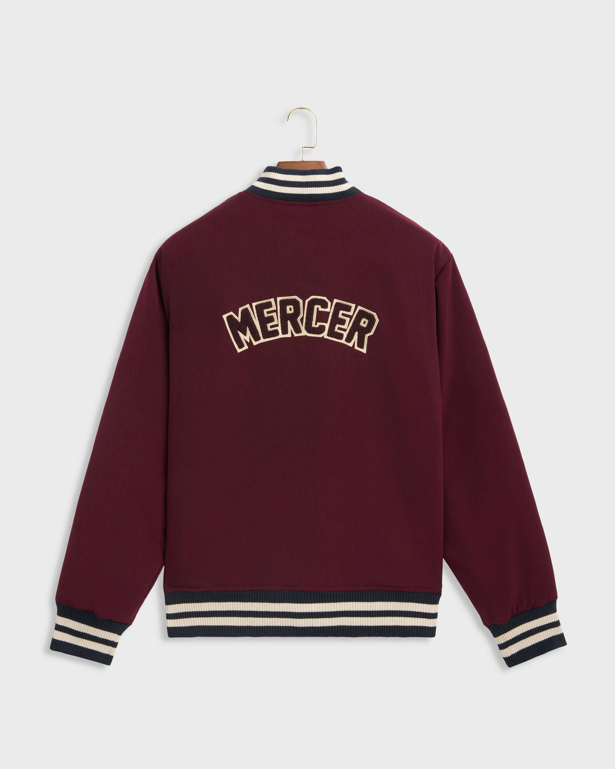 MERCER The Mercer Varsity Jacket Bordeaux