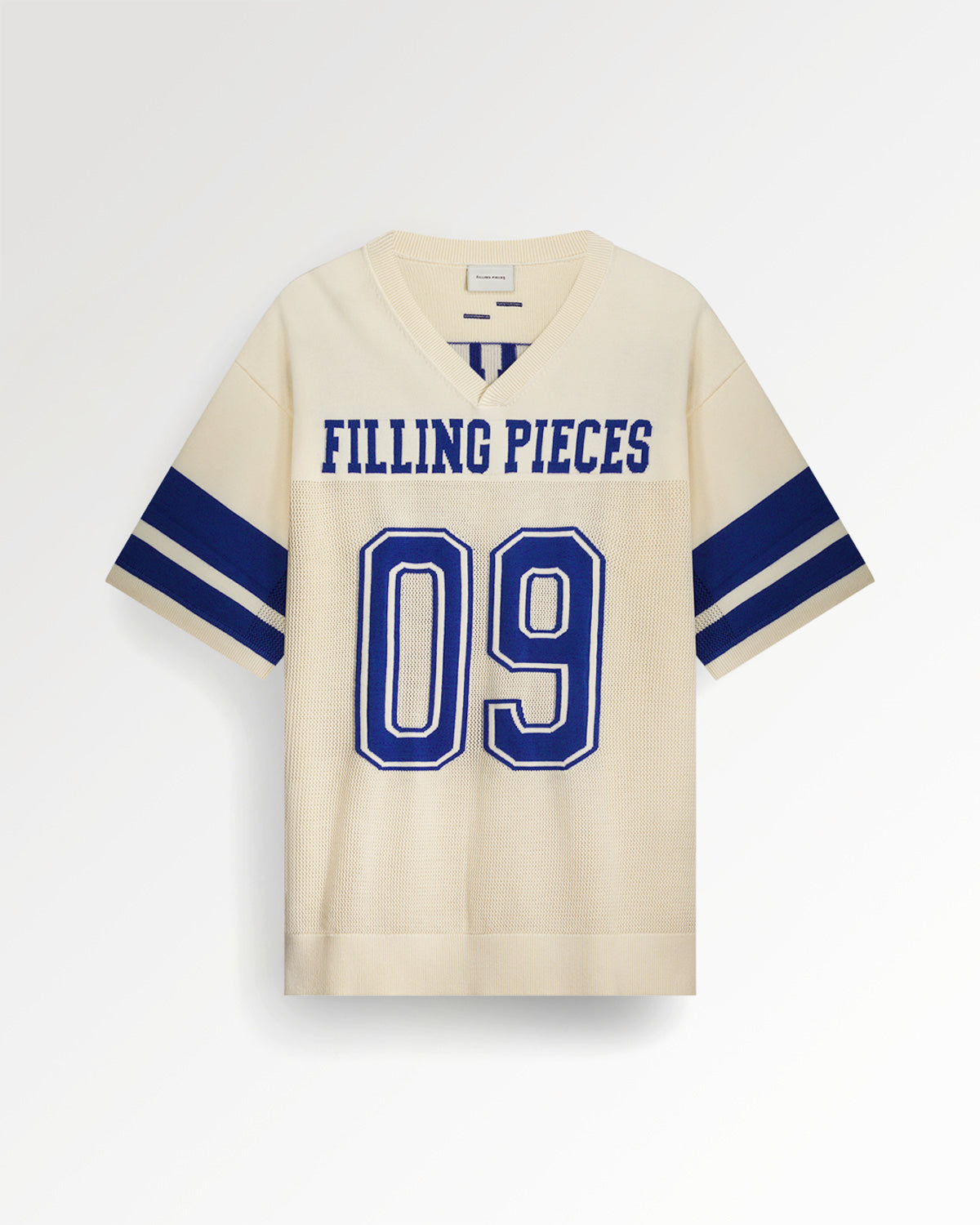 FILLING PIECES KNIT JERSEY AMERICAN FOOTBALL   Antique White
