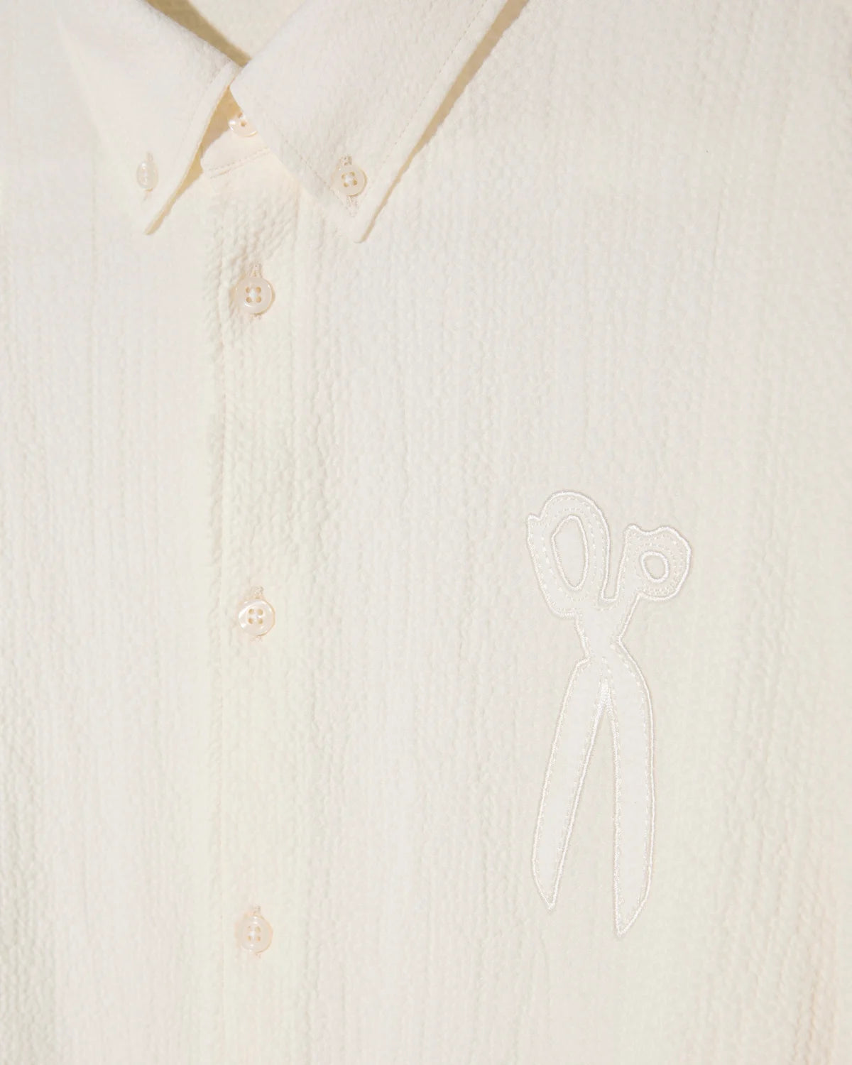 DENHAM SCISSOR PATCH SHIRT SSP White