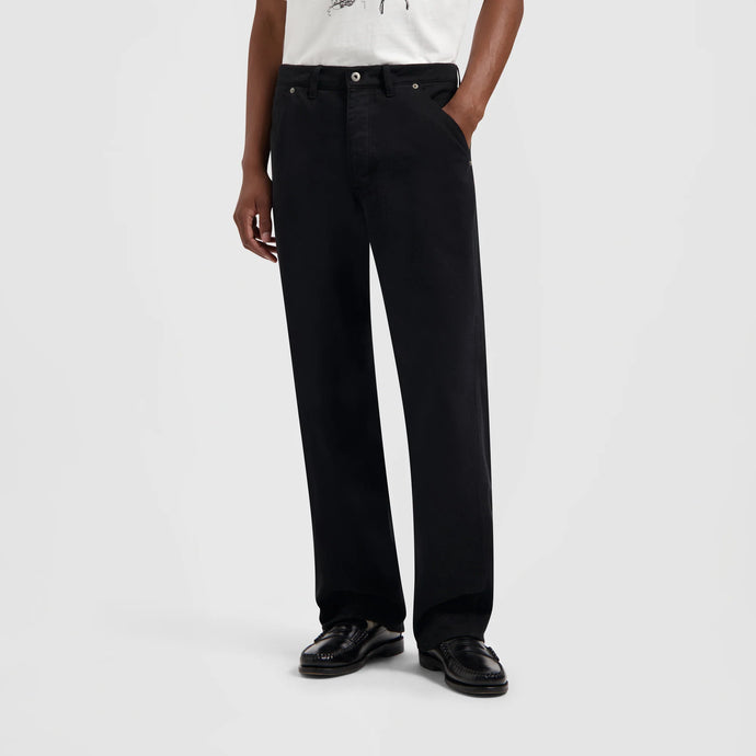 ØLÅF Brushed Twill Denim Pant Black
